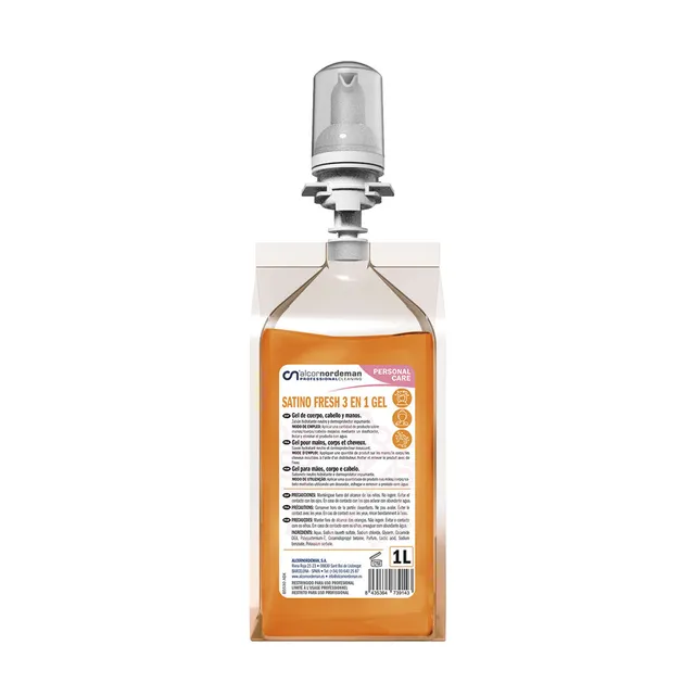 alcornordeman-satino-fresh-gel-3-en-1-gel-douche-1l-doux image 1
