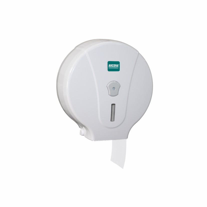 arcora-distributeur-papier-toilette-jumbo-mural-blanc image 1