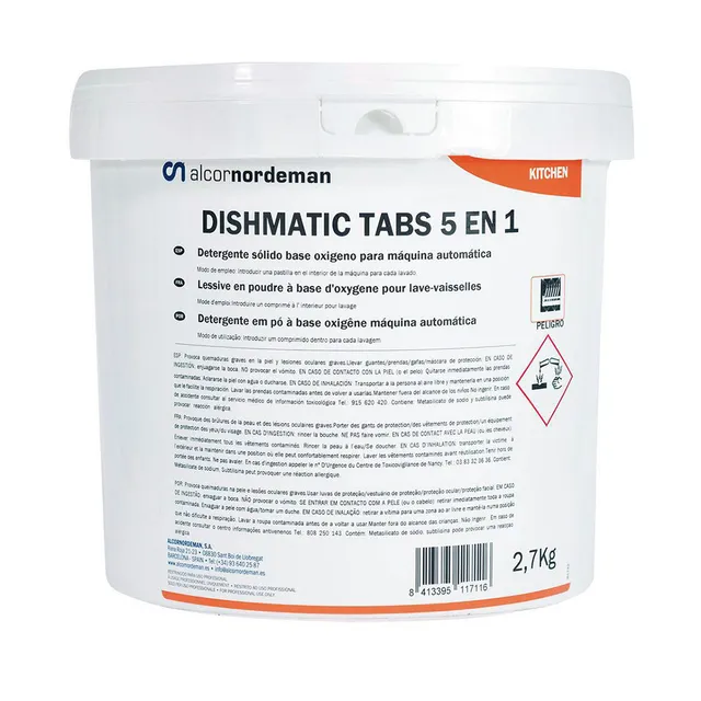 alcornordeman-dishmatic-tabs-5-en-1-pastilles-2-7kg-150-pi-ces image 1