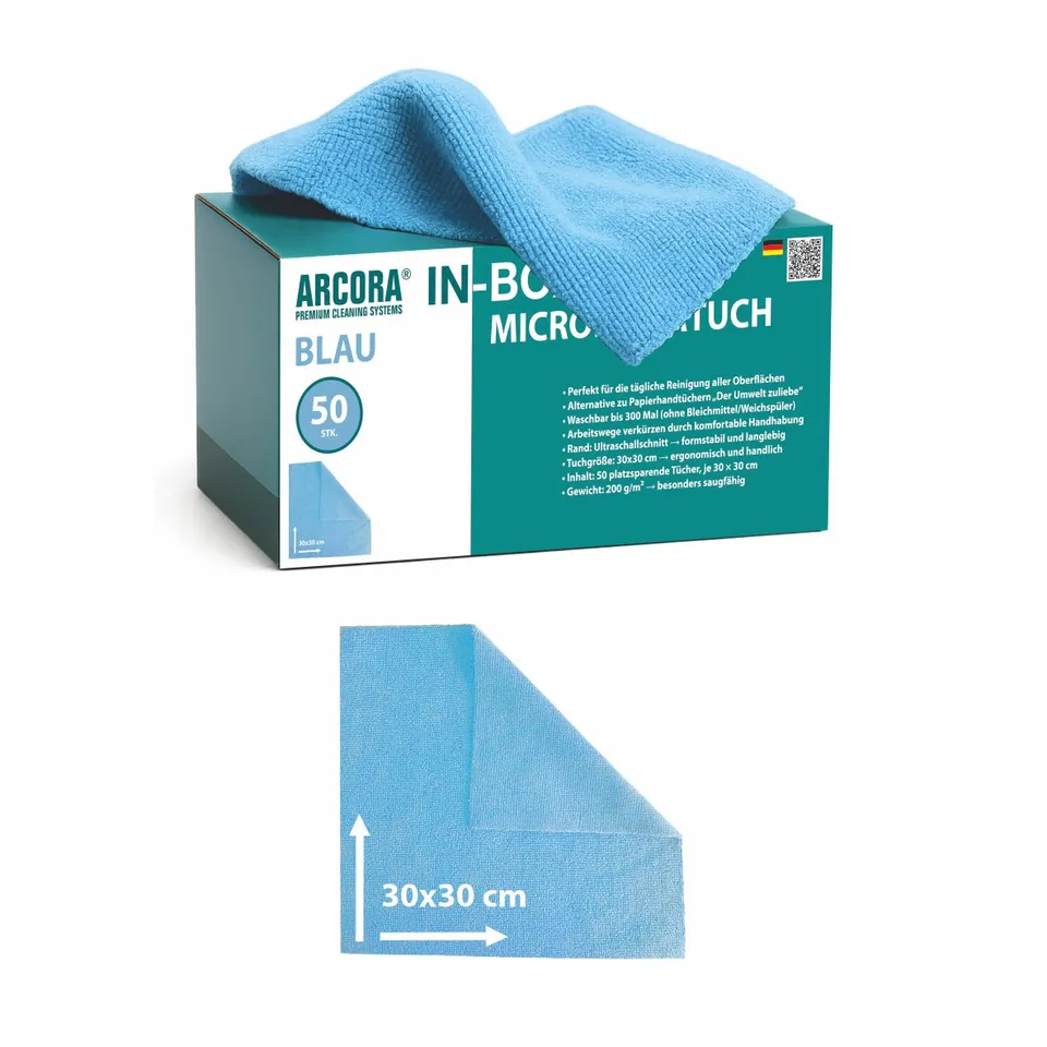 arcora-in-box-microfiber-cloth-chiffon-microfibre-50x-30x30-cm-200-g-m image 1