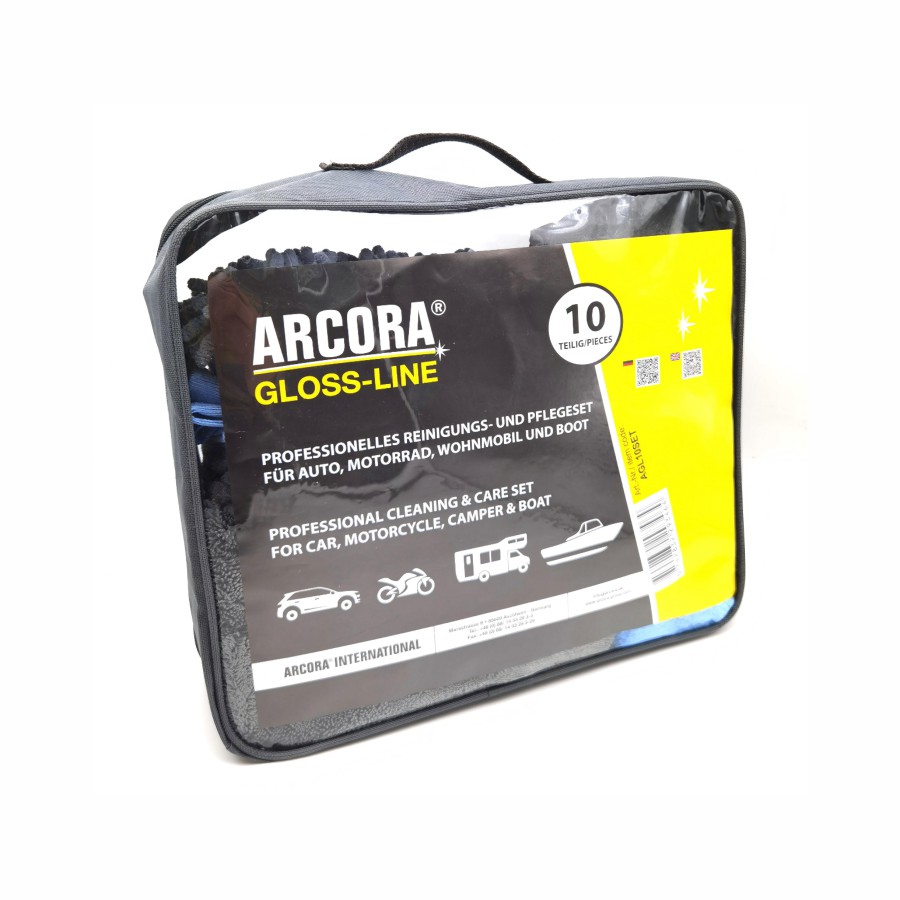 arcora-gloss-line-set-kit-microfibre-auto-10-pi-ces image 1
