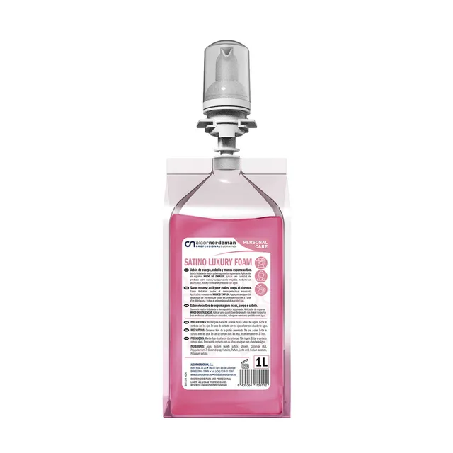 alcornordeman-soins-satino-mousse-de-luxe-savon-mousse-1l-neutre image 1