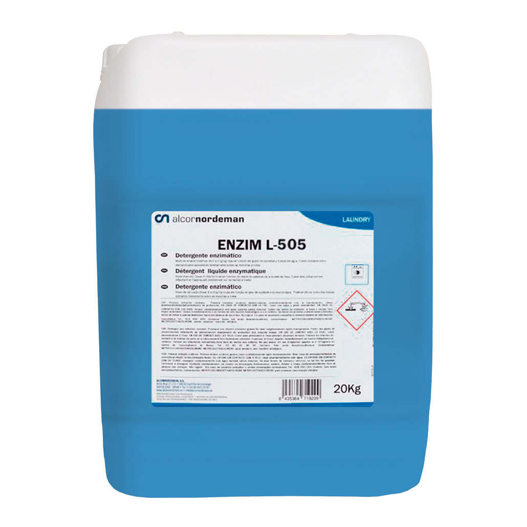 alcornordeman-blanchisserie-enzim-l-505-lessive-liquide-20kg image 1