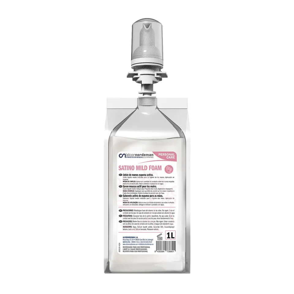 alcornordeman-soins-personnels-satino-mousse-douce-savon-1l-sans-parfum image 1