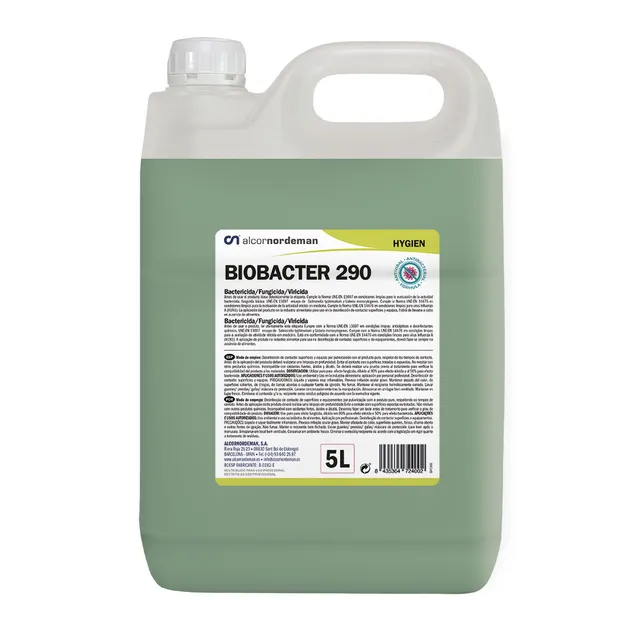 alcornordeman-hygien-biobacter-290-d-sinfectant-menthe-bidon-5l image 1
