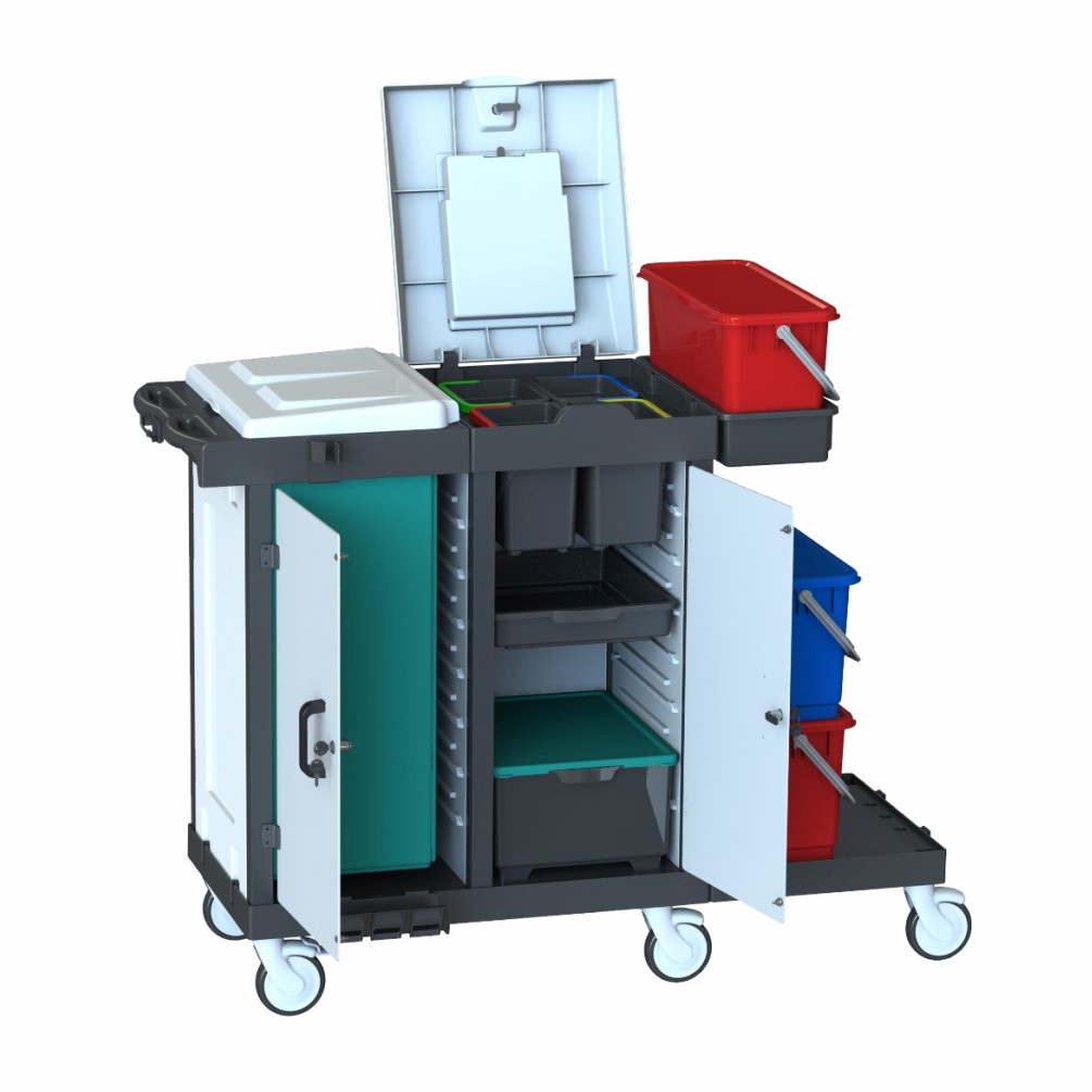 arcora-medical-750-x-line-chariot-nettoyage-m-dical-verrouillable image 2