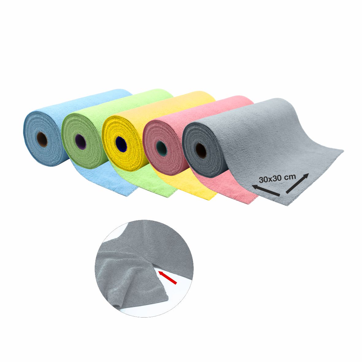 arcora-on-roll-chiffon-microfibre-30x30-rouleau-50-pi-ces image 1
