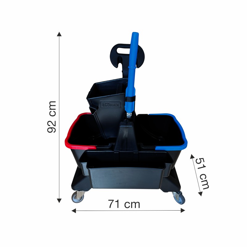 arcora-ecoblack-45-chariot-de-m-nage-double-seau-2x20-l-2 image 4