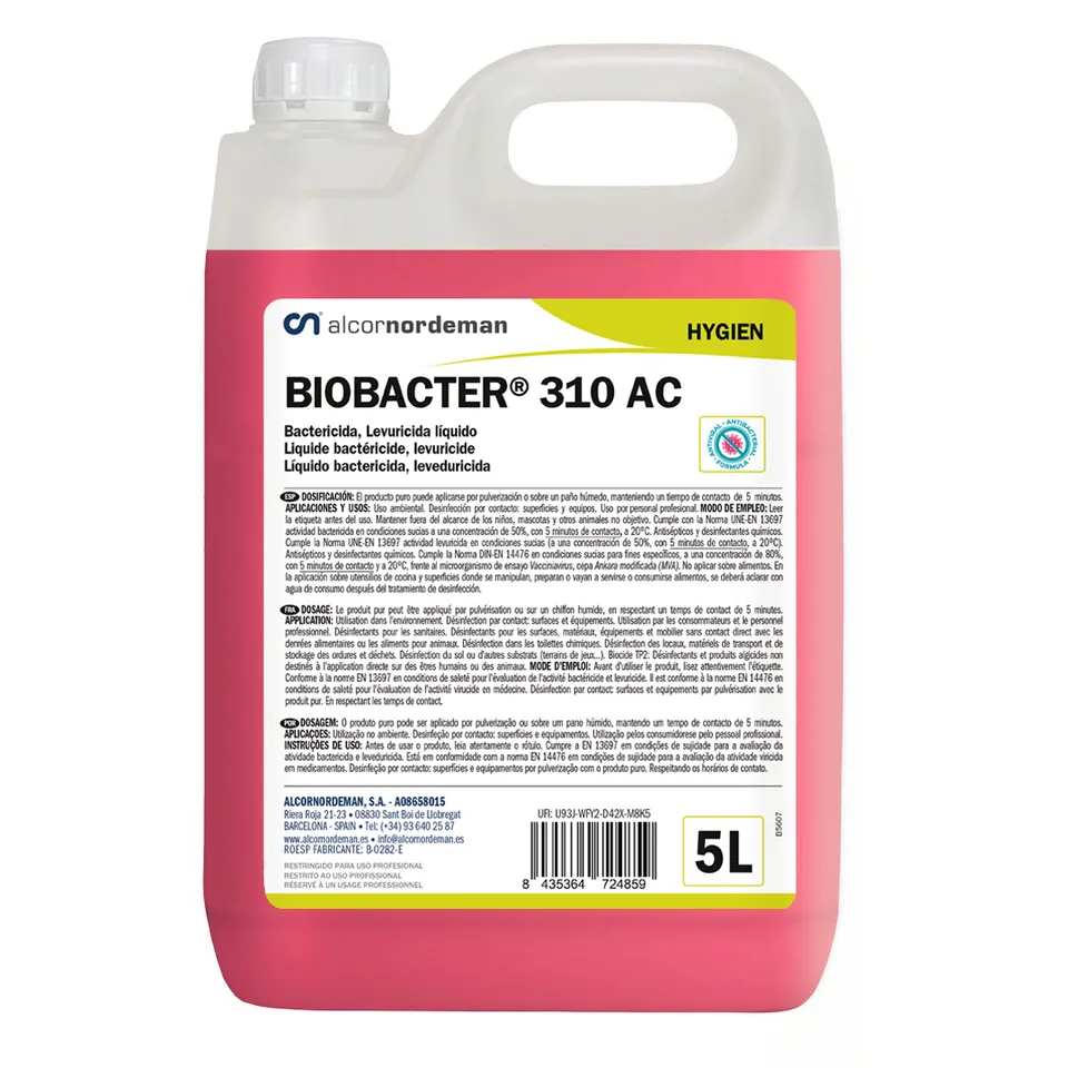alcornordeman-hygien-biobacter-310-ac-nettoyant-d-sinfectant-1l-acide image 1