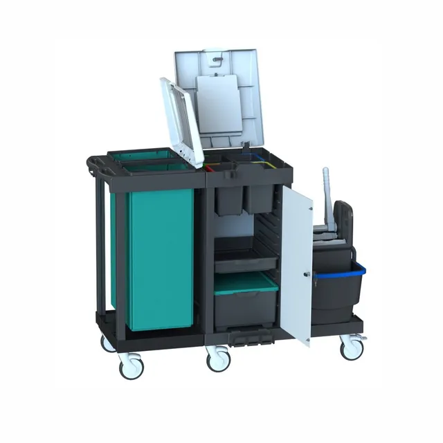 arcora-bora-medical-550-chariot-nettoyage-m-dical-verrouillable image 1