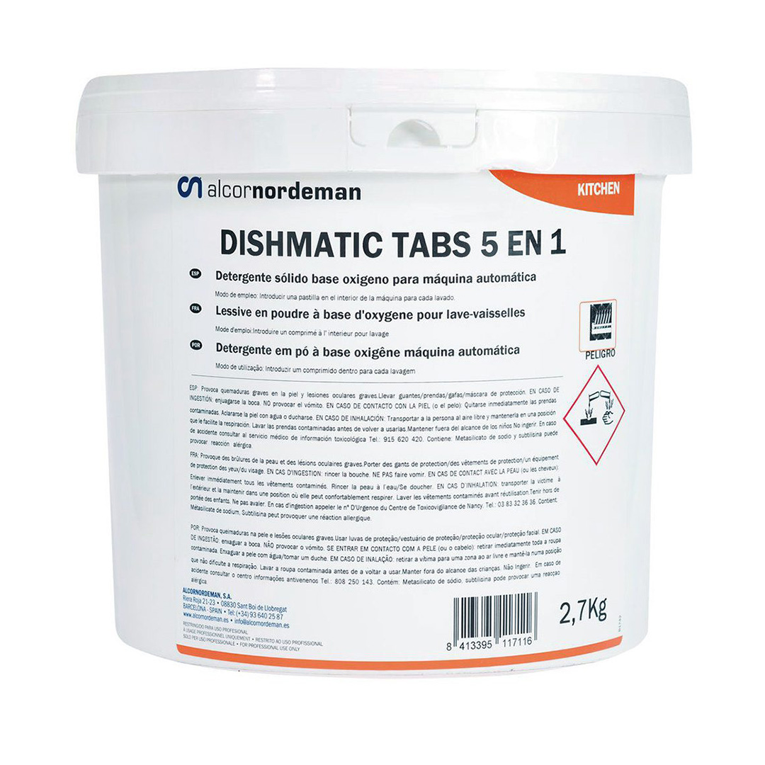 alcornordeman-dishmatic-tabs-5-en-1-pastilles-2-7kg-150-pi-ces image 1